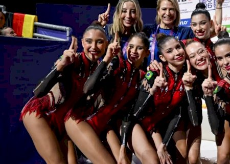 Brasil faz história e leva dois ouros no Mundial de ginástica rítmica
