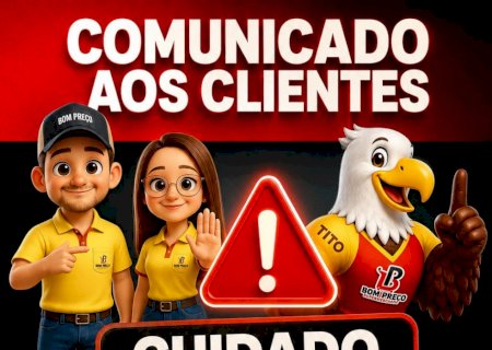 Supermercado Bom Preço faz alerta contra golpes eletrônicos em Itaporã e Douradina
