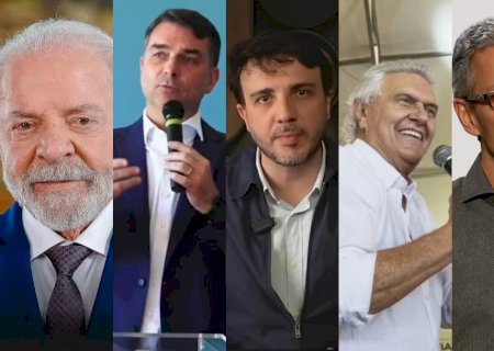 Jingles para presidente de 2026 têm funk de Lula, sertanejo de Flávio, rocknejo de Renan e pop de Caiado