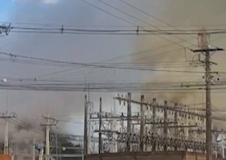 Inc&ecirc;ndio em subesta&ccedil;&atilde;o de energia provoca apag&atilde;o em 3 munic&iacute;pios de MS