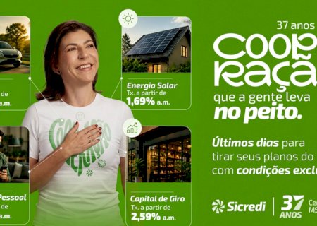 Campanha Sicredi Centro-Sul MS/BA chega a reta final com crédito facilitado e descontos em seguros