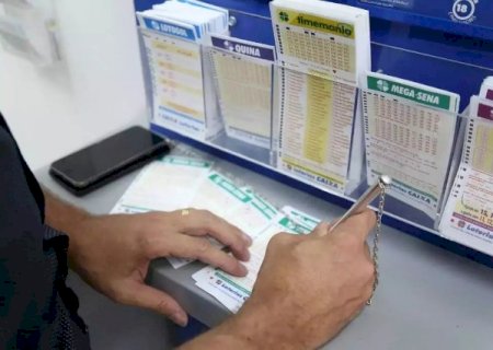Aposta de MS acerta 5 n&uacute;meros e fatura R$ 45,9 mil na Mega-Sena