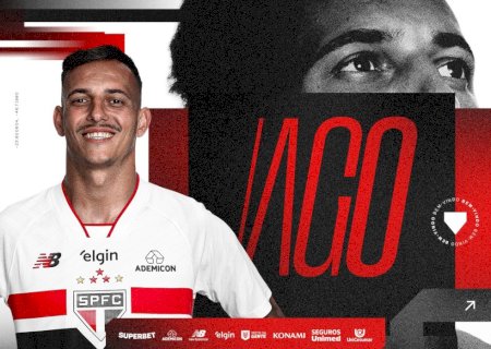 São Paulo anuncia contratação do lateral-esquerdo Iago