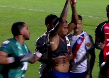 Bahia provoca Marinho, que tomou camisa de Jean Lucas no Ba-Vi: "Teste de elasticidade"