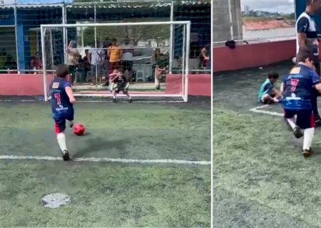 Garoto comemora gol com passinho, e vídeo chega a 30 milhões de visualizações na internet