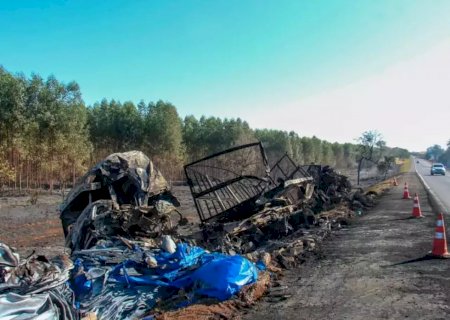 Acidente que matou quatro na BR-163 envolveu sequência de colisões após invasão de pista