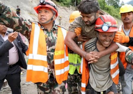 Nove dias após desastre, duas pessoas são resgatadas com vida no Nepal