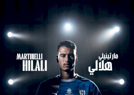 Al-Hilal anuncia a contratação de Martinelli, ex-Arsenal