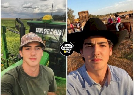 Luto em Sidrolândia: jovem que foi vítima de acidente em fazenda morre no hospital