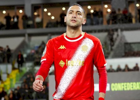 Wydad Casablanca se despede de Ziyech; marroquino negocia transferência para o Botafogo