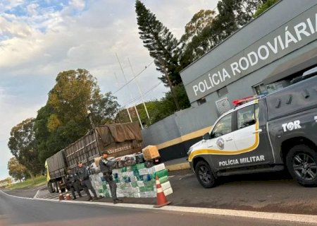 Caminhão com 2,9 toneladas de maconha é interceptado em SP após sair de Dourados