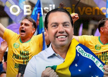 Focado na eleição de Flávio Bolsonaro, Rodolfo Nogueira promove adesivaço nesta quinta, sexta e sábado em Dourados