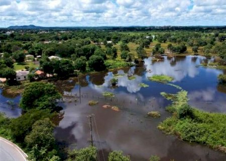 Rios Miranda e Dourados superam cotas de alerta ap&oacute;s chuvas em MS