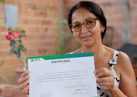 Aprender a ler virou realidade e levou Edileusa a conquistar muito mais com o Senar/MS