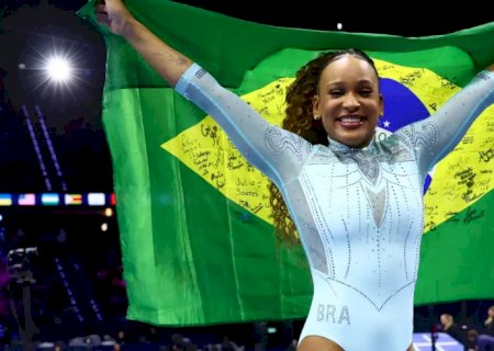 Rebeca Andrade conquista o tri no Mundial de Ginástica na Holanda